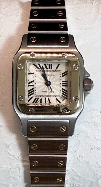 Cartier カルティエ サントス ガルベ 自動巻き Ref.2423（高級時計）の商品画像 - 査定依頼日：2026年9月17日 - 最高査定価格：580,000円