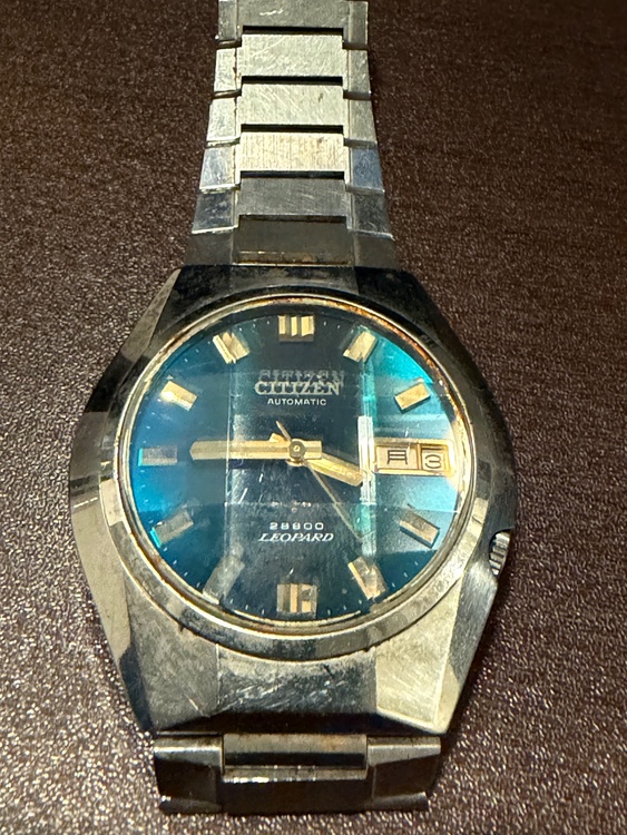 citizen leopard 28800 カットガラス（高級時計）の商品画像 - 査定依頼日：2026年10月4日 - 最高査定価格：100,000円