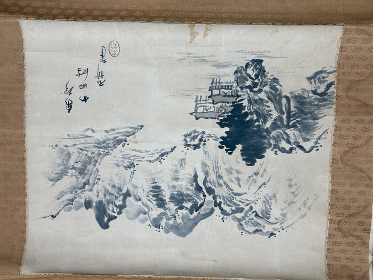 掛け軸（美術品・骨董品）の商品画像 - 査定依頼日：2026年7月13日 - 最高査定価格：100,000円
