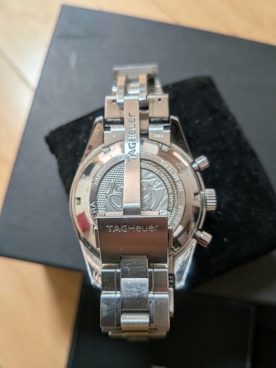 カレラタキメータークロノレーシング（高級時計）の商品画像 - 査定依頼日：2026年2月14日 - 最高査定価格：230,000円