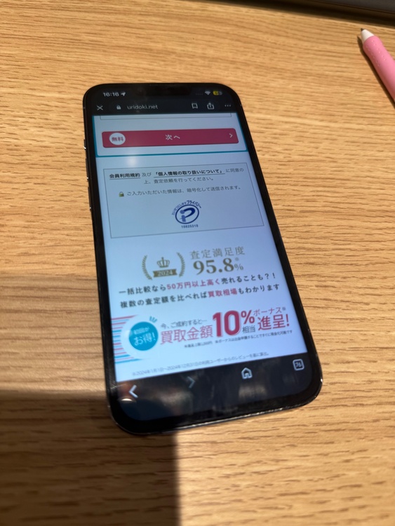 iPhone 13 Pro 256GB SIMフリー（スマホ）の商品画像 - 査定依頼日：2026年2月26日 - 最高査定価格：49,000円