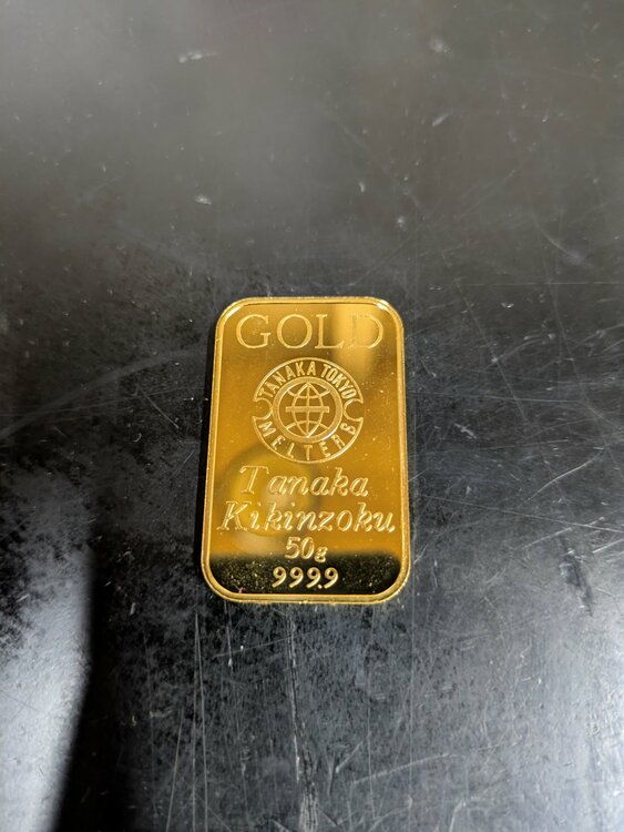 インゴット　50ｇ（金・貴金属）の商品画像 - 査定依頼日：2025年12月16日 - 最高査定価格：1,174,000円