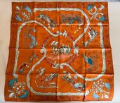 スカーフ　カレ90 - Plumes et Grelots（古着・ファッション）の商品画像 - 査定依頼日：2025年2月20日 - 最高査定価格：15,500円