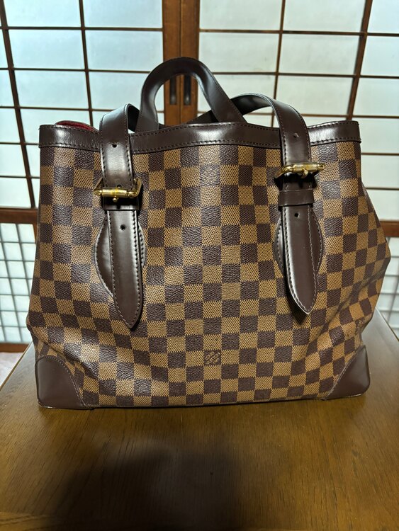 LOUIS VUITTON◆ハムプステッドMM_ダミエエベヌ_エベヌ/PVC/（ブランドバッグ）の商品画像 - 査定依頼日：2025年5月2日 - 最高査定価格：80,000円