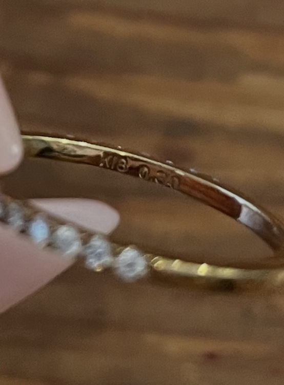 AHKAH ソルティアスタビー リング 18Kイエローゴールド/ダイヤモンド（金・貴金属）の商品画像 - 査定依頼日：2026年1月22日 - 最高査定価格：40,000円