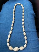 象牙ネックレス（美術品・骨董品）の商品画像 - 査定依頼日：2025年4月5日 - 最高査定価格：2,000円