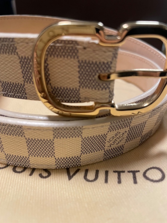 ルイヴィトン　ダミエレザーベルト（古着・ファッション）の商品画像 - 査定依頼日：2026年4月9日 - 最高査定価格：12,000円