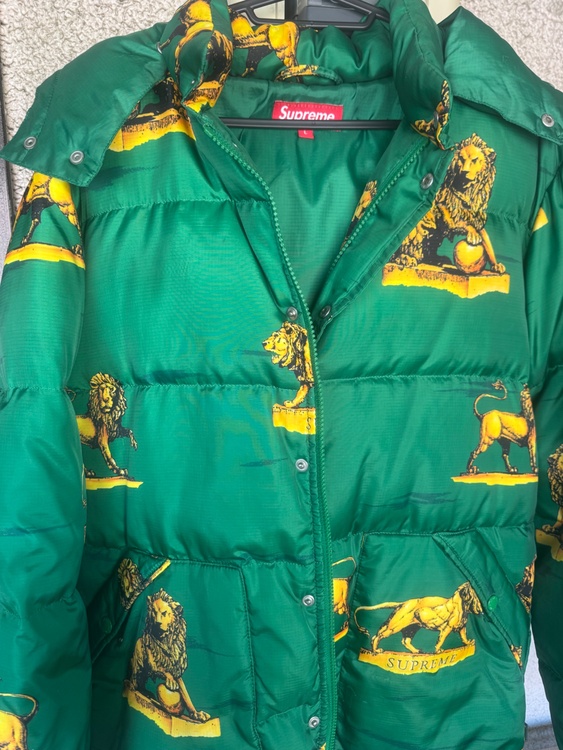 Lion Puffy Jacket’ライオン パフィージャケット ダウン（古着・ファッション）の商品画像 - 査定依頼日：2026年3月21日 - 最高査定価格：7,000円