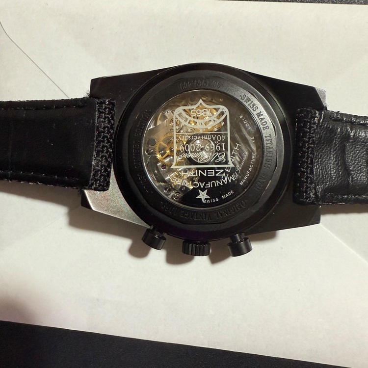 40周年　250本限定モデル　ブラックチタン（高級時計）の商品画像 - 査定依頼日：2025年6月13日 - 最高査定価格：680,000円