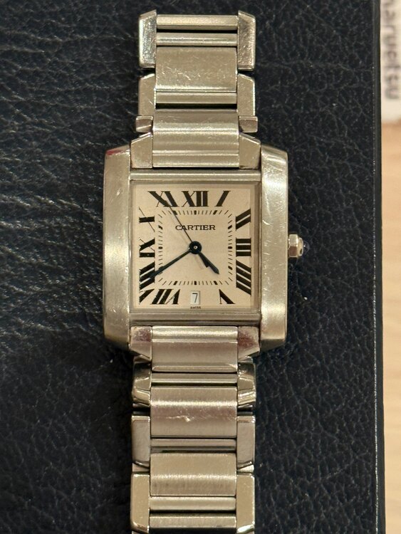 タンクフランセーズ（高級時計）の商品画像 - 査定依頼日：2025年5月9日 - 最高査定価格：355,000円