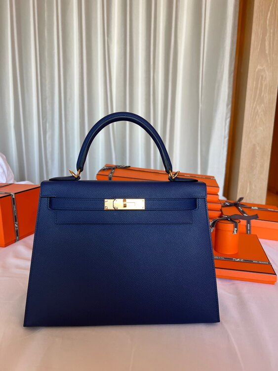 ケリー28 エプソン ブルーサフィール（ブランドバッグ）の商品画像 - 査定依頼日：2025年4月25日 - 最高査定価格：2,250,000円