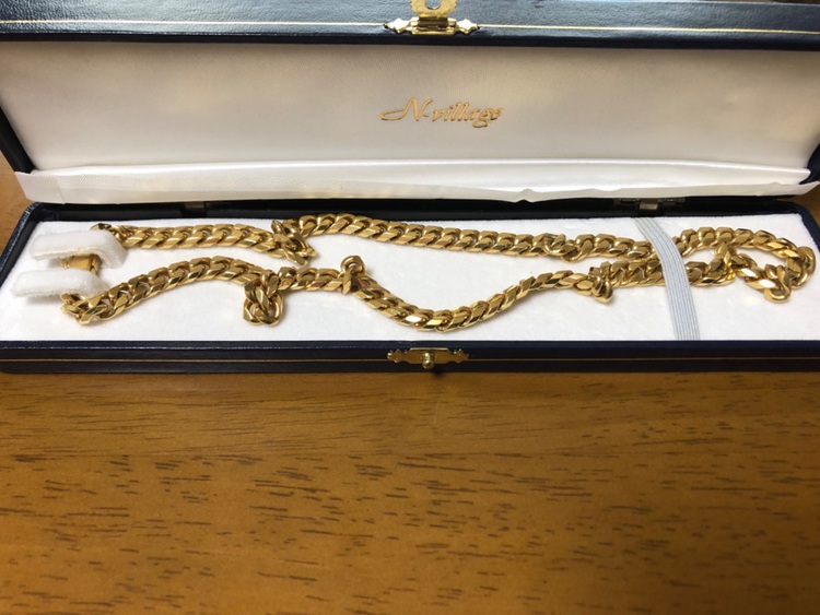 K18 ネックレス　50cm 100g 確認済み（金・貴金属）の商品画像 - 査定依頼日：2025年7月31日 - 最高査定価格：1,305,000円