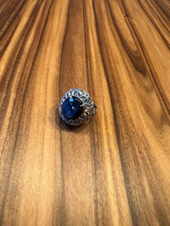 スターサファイアリング（宝石）の商品画像 - 査定依頼日：2024年1月12日 - 最高査定価格：450,000円