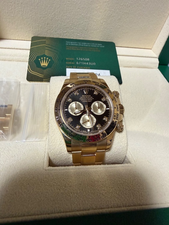 ロレックス デイトナ 126508（高級時計）の商品画像 - 査定依頼日：2026年2月9日 - 最高査定価格：10,100,000円