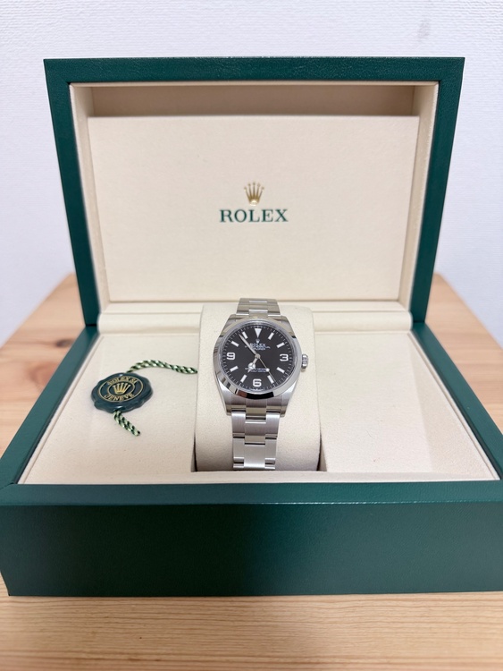 ロレックス エクスプローラー エクスプローラー1（高級時計）の商品画像 - 査定依頼日：2026年1月17日 - 最高査定価格：1,450,000円