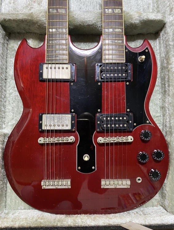 Burny ダブルネック（ジミー・ペイジ モデル）（ピアノ・楽器・PA機材）の商品画像 - 査定依頼日：2026年3月30日 - 最高査定価格：110,000円