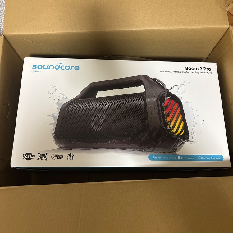 soundcore boom 2 pro（オーディオ・スピーカー）の商品画像 - 査定依頼日：2026年6月16日 - 最高査定価格：14,100円
