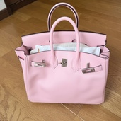 HERMÈS バーキン25 ローズサクラ（3Q） シルバー金具（ブランドバッグ）の商品画像 - 査定依頼日：2026年9月21日 - 最高査定価格：2,500,000円