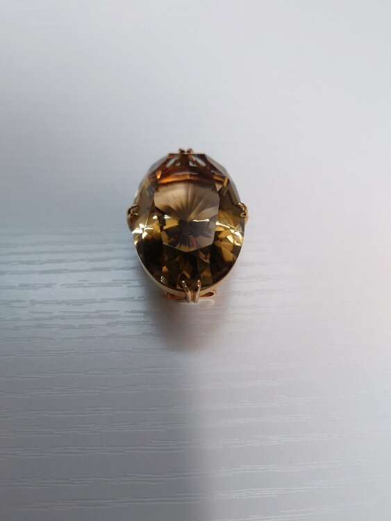 K18 黄水晶帯留め（金・貴金属）の商品画像 - 査定依頼日：2026年5月25日 - 最高査定価格：300,000円