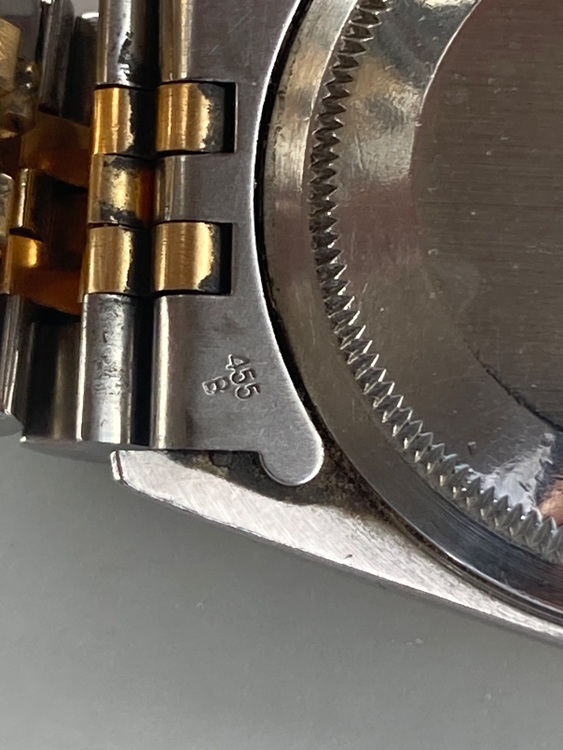 ロレックス デイトジャスト 16233G（高級時計）の商品画像 - 査定依頼日：2025年6月18日 - 最高査定価格：830,000円