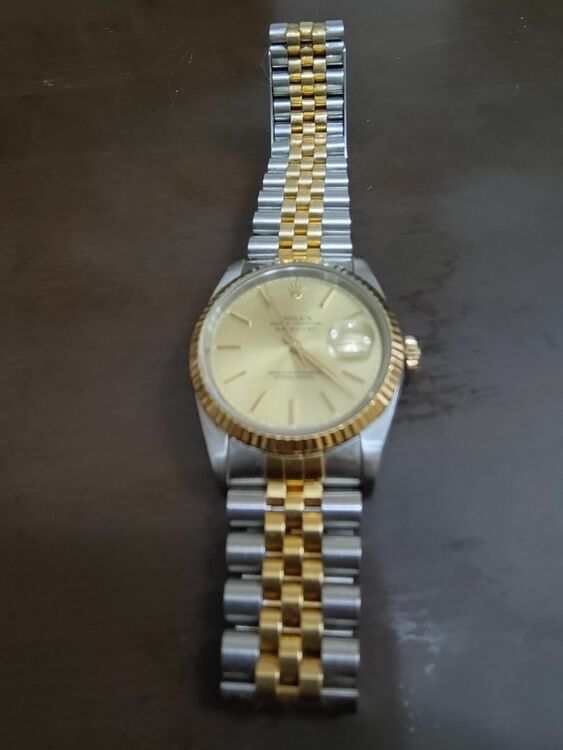 ロレックス パーペチュアルデイト 16233（高級時計）の商品画像 - 査定依頼日：2025年6月8日 - 最高査定価格：900,000円