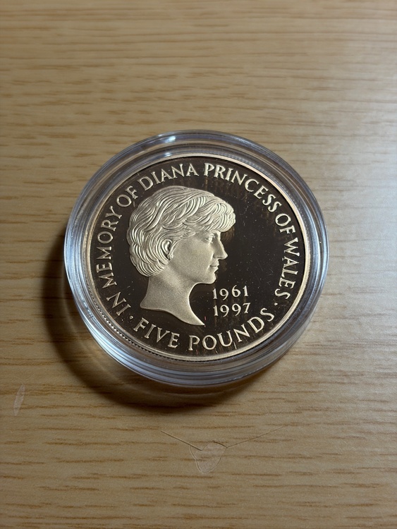 ダイアナ妃追悼記念 5ポンド金貨（金・貴金属）の商品画像 - 査定依頼日：2026年3月1日 - 最高査定価格：1,020,000円