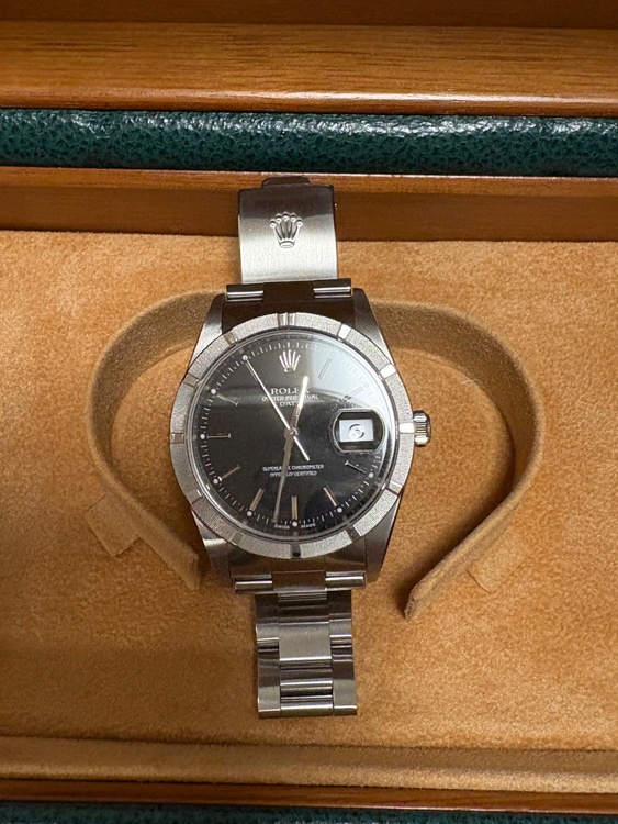 ロレックス パーペチュアルデイト 1521（高級時計）の商品画像 - 査定依頼日：2026年3月10日 - 最高査定価格：750,000円