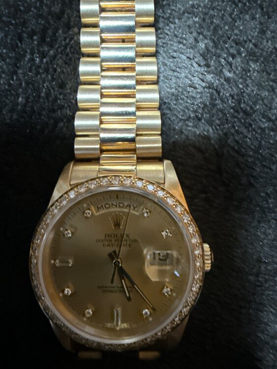 ロレックス デイデイト 1834（高級時計）の商品画像 - 査定依頼日：2025年5月26日 - 最高査定価格：2,900,000円