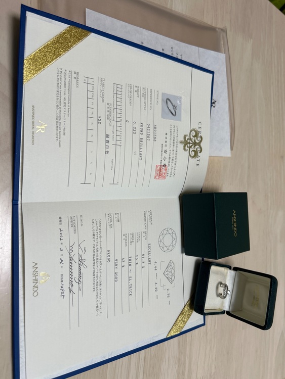 安心堂　結婚指輪（宝石）の商品画像 - 査定依頼日：2025年11月28日 - 最高査定価格：100,000円