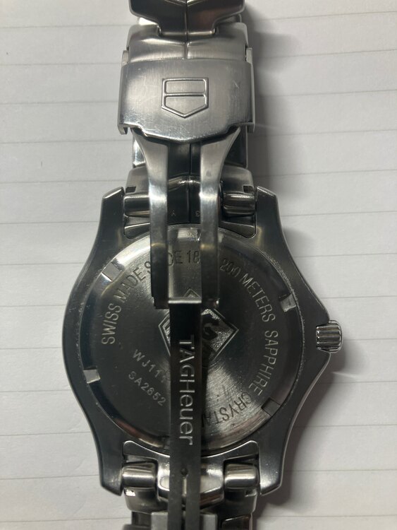 タグホイヤー リンク wj1111-（高級時計）の商品画像 - 査定依頼日：2025年2月3日 - 最高査定価格：52,000円