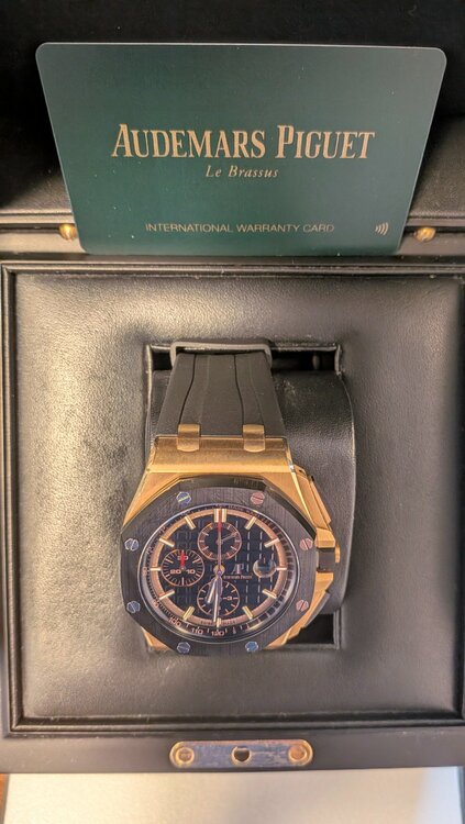 オーデマピゲ ロイヤルオークオフショア （高級時計）の商品画像 - 査定依頼日：2026年2月28日 - 最高査定価格：6,050,000円