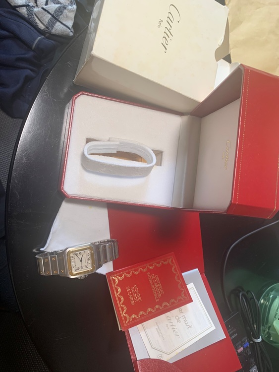 カルティエ サントス W20011C（高級時計）の商品画像 - 査定依頼日：2025年6月24日 - 最高査定価格：550,000円