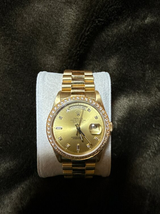 ロレックス デイデイト 1834（高級時計）の商品画像 - 査定依頼日：2025年5月26日 - 最高査定価格：2,900,000円