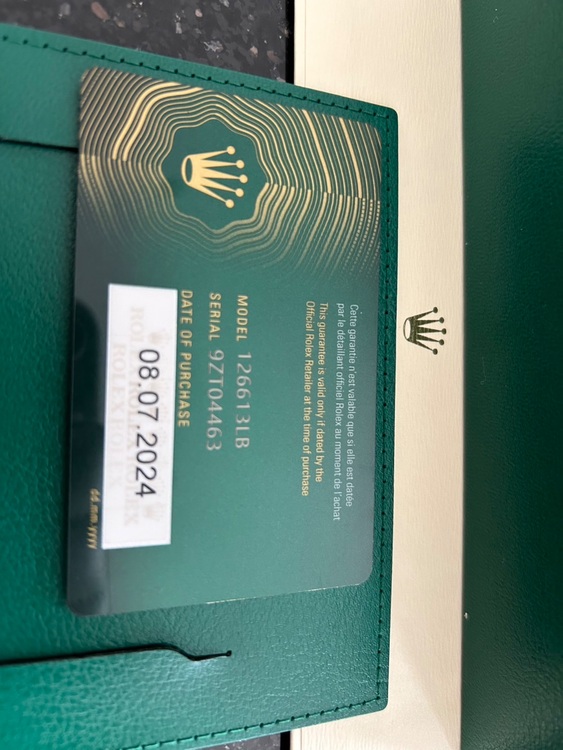 ロレックス サブマリーナー 126613Lb（高級時計）の商品画像 - 査定依頼日：2025年6月19日 - 最高査定価格：2,840,000円