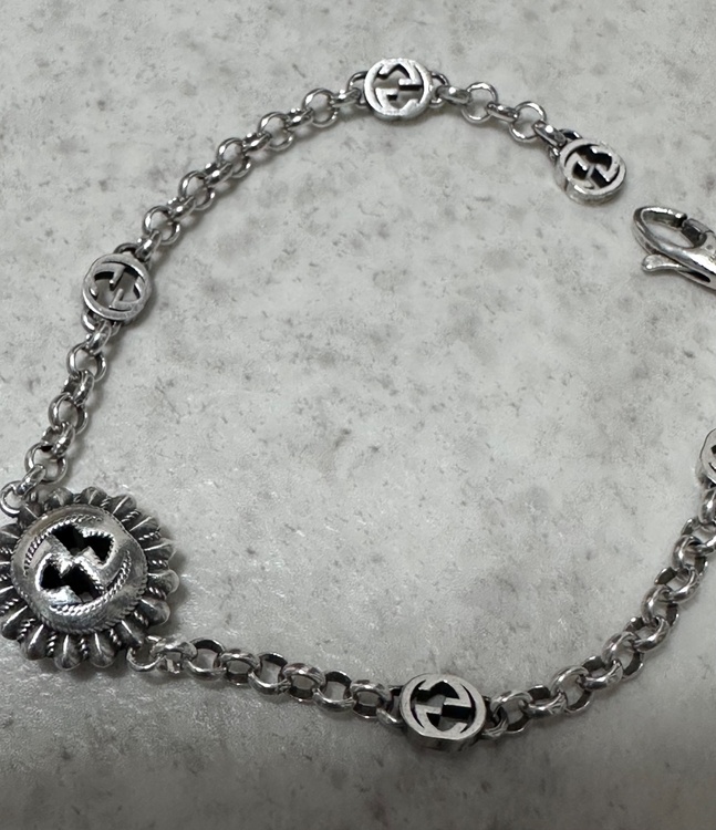 グッチ GUCCI インターロッキングG チェーン ブレスレット SV925 シルバー 731193（古着・ファッション）の商品画像 - 査定依頼日：2026年8月29日 - 最高査定価格：14,000円