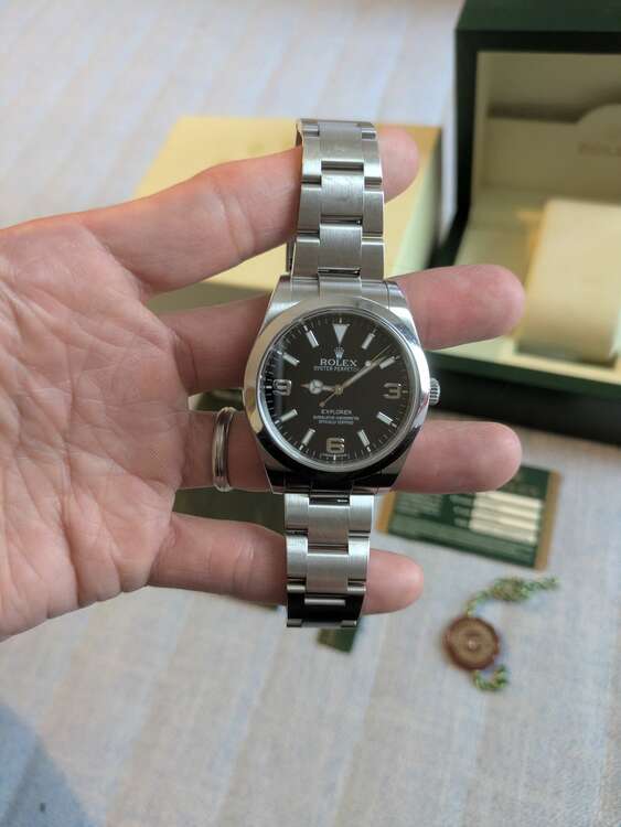 ロレックス エクスプローラー 21427（高級時計）の商品画像 - 査定依頼日：2025年5月25日 - 最高査定価格：960,000円