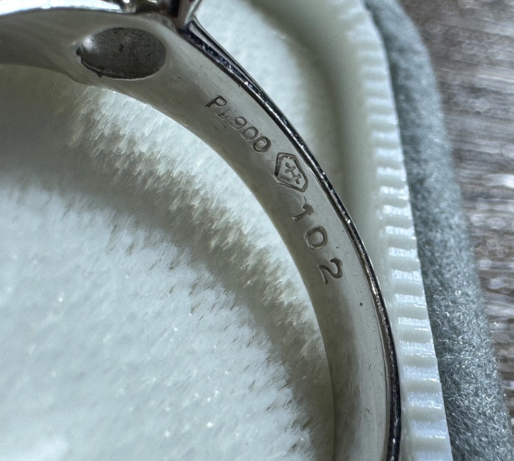 天然ダイヤモンド1.02ct、P900リング（宝石）の商品画像 - 査定依頼日：2025年8月4日 - 最高査定価格：270,000円