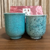九谷焼　緑彩　組湯呑（美術品・骨董品）の商品画像 - 査定依頼日：2026年9月21日 - 最高査定価格：1,000円