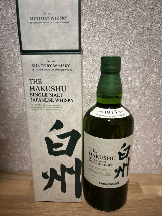 白州　シングルモルト（お酒）の商品画像 - 査定依頼日：2026年3月8日 - 最高査定価格：9,500円