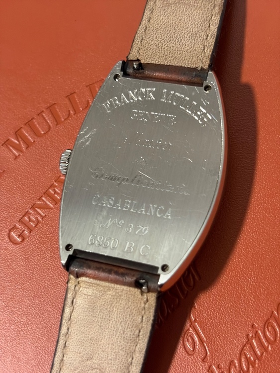 フランクミュラー カサブランカ 6850B（高級時計）の商品画像 - 査定依頼日：2026年4月10日 - 最高査定価格：370,000円