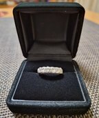 ダイヤ5石(0.9ct.)一文字リング（金・貴金属）の商品画像 - 査定依頼日：2026年9月26日 - 最高査定価格：50,000円