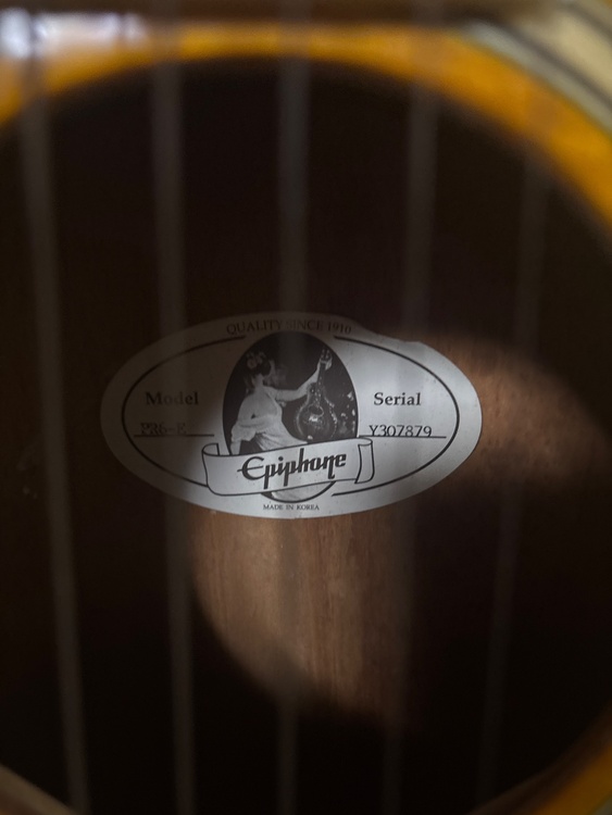 Epiphone PR-6E、韓国製、シリアルY307879、Epiphonic（ピアノ・楽器・PA機材）の商品画像 - 査定依頼日：2026年9月4日 - 最高査定価格：3,000円