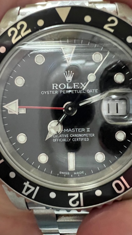 ロレックス GMTマスター 1671（高級時計）の商品画像 - 査定依頼日：2025年10月29日 - 最高査定価格：1,550,000円