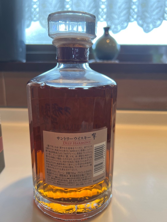 響　ディープハーモニー（お酒）の商品画像 - 査定依頼日：2025年9月28日 - 最高査定価格：150,000円