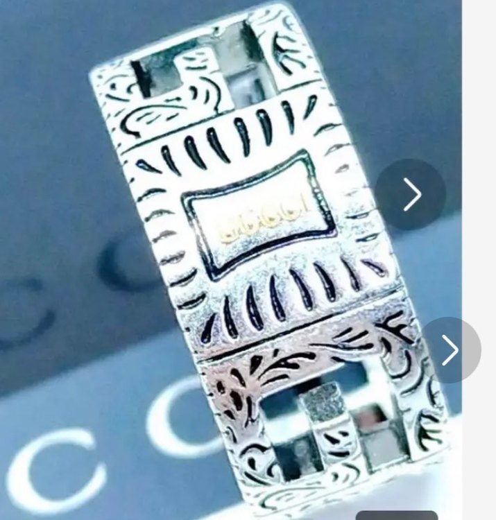 GUCCIスクエアGリングシルバー（金・貴金属）の商品画像 - 査定依頼日：2023年6月4日 - 最高査定価格：35,000円