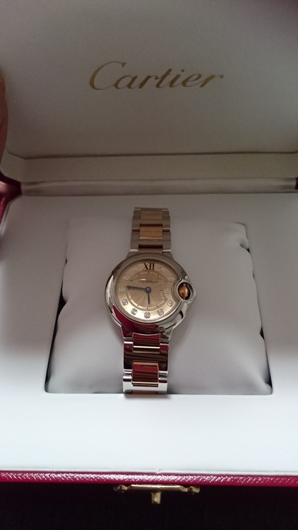 カルティエ バロンブルー WE902052 （高級時計）の商品画像 - 査定依頼日：2025年10月13日 - 最高査定価格：600,000円