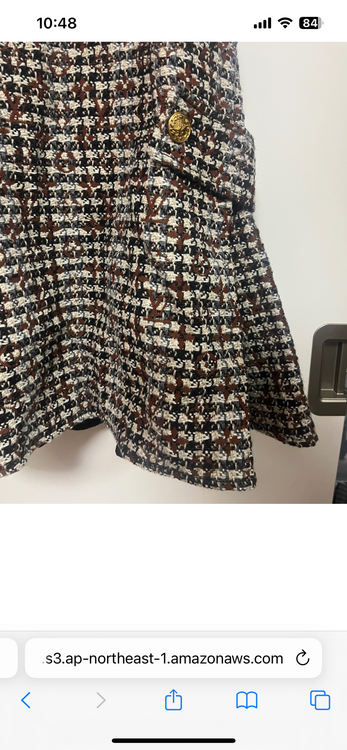 ツイードモノグラムワンピース　RW222W JM9 FNDR50（古着・ファッション）の商品画像 - 査定依頼日：2025年7月29日 - 最高査定価格：65,000円