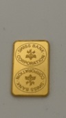 スイス銀行24金インゴット5g（金・貴金属）の商品画像 - 査定依頼日：2025年10月26日 - 最高査定価格：104,110円