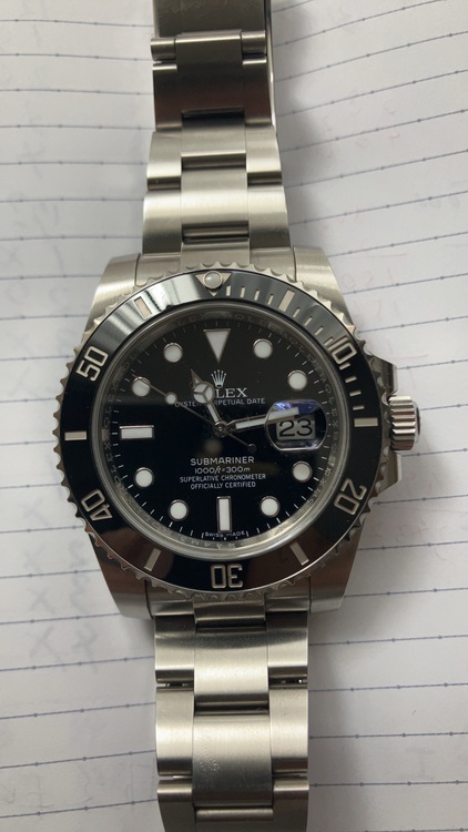 ロレックス サブマリーナー 116610Ｌm（高級時計）の商品画像 - 査定依頼日：2025年8月23日 - 最高査定価格：1,670,000円
