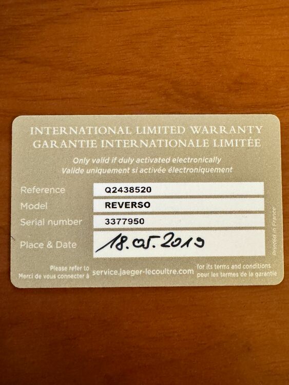 ジャガー・ルクル レベルソ （高級時計）の商品画像 - 査定依頼日：2025年7月5日 - 最高査定価格：750,000円